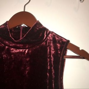 [SOLD] Vince Camuto Velvet Turtleneck Sleeveless